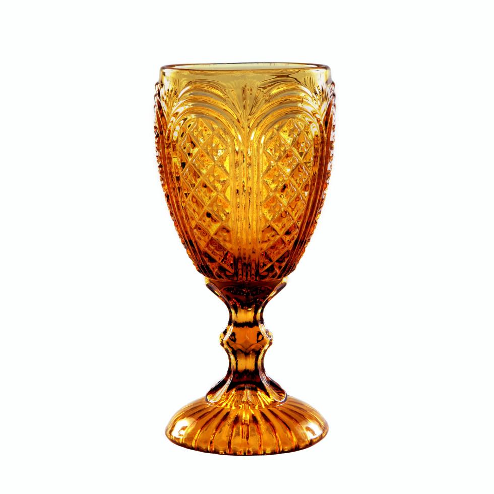 amber-carousel-goblet-11-oz
